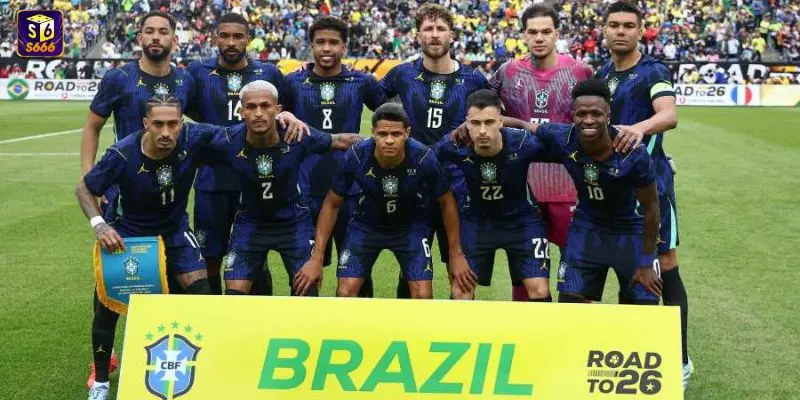 Sơ đồ 4-3-3 dự kiến của Brazil với bộ ba Vini-Endrick-Rodrygo phía trên